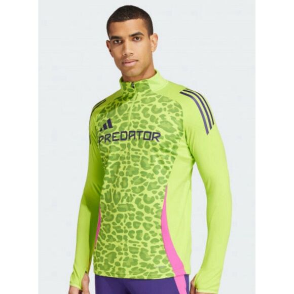 adidas Other - NWT Adidas  PREDATOR‎ Training Top Green Long Sleeves Track Soccer Top LARGE